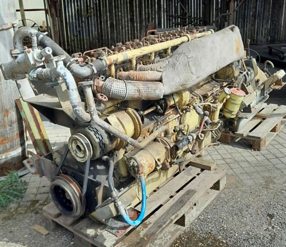 Deutz 8 Zylinder Diesel Reihe Motor Schiffsmotor BA8M517 Engine in Lehmen