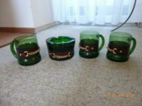 Aschenbecher, Gläser, Henkelgläser, Glas grün, Stammtischgarnitur Pankow - Blankenburg Vorschau