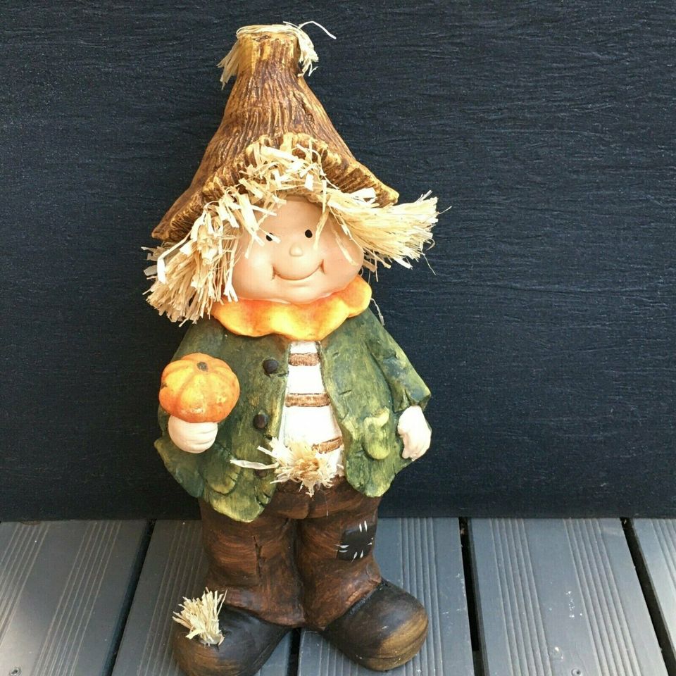 XL 40cm Dekorative Herbstfigur Erntefrau Skulptur Herbst Deko in Potsdam