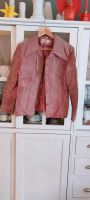 Vintage Wildlederjacke Lederjacke BETTY BARCLAY rosa rosé 1970er Mülheim - Köln Holweide Vorschau