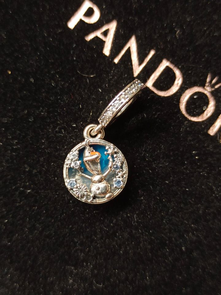 Sammlungsauflösung Pandora Charm Schneemann Olaf Disney Frozen in Kleinzerbst (bei Köthen, Anh)