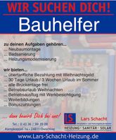 Bauhelfer/Quereinsteiger Heizung/Sanitär Schleswig-Holstein - Owschlag Vorschau