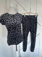 Hunkemöller Pyjama Schlafanzug Leo Muster Leggings T-Shirt Sachsen-Anhalt - Teuchern Vorschau