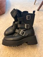Bikerboots ASOS echtleder Bayern - Pullach im Isartal Vorschau