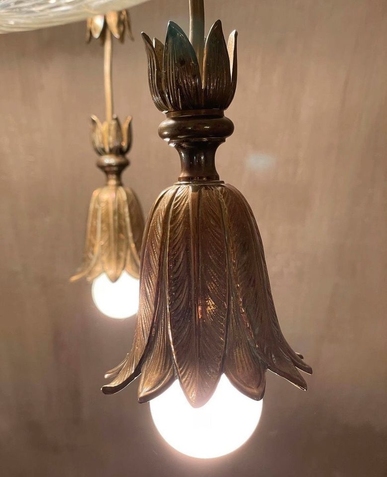 Antik Art Déco Deco Deckenlampe Jugendstil Kronleuchter Lampe in Hagen