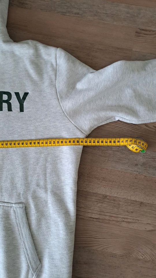 Superdry Hoodie Kapuzenpullover XL grau Sweatshirt in Wentorf