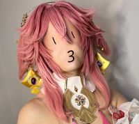 Yae Miko Wig gestylt Genshin Impact Cosplay Perücke Niedersachsen - Garbsen Vorschau