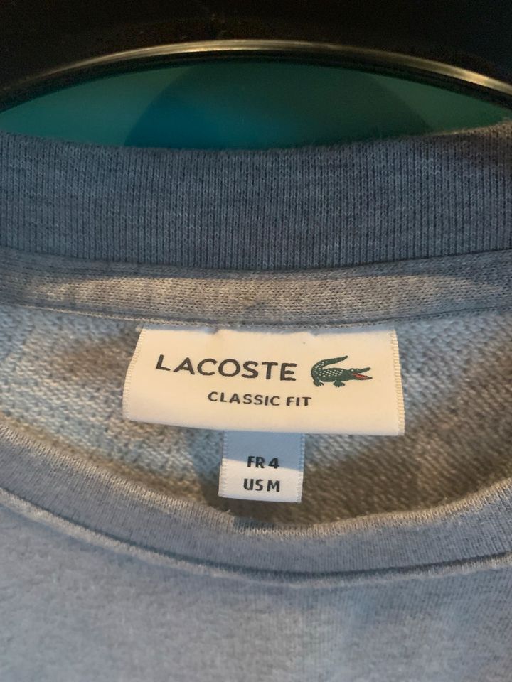 Lacoste Pullover in Grau, Größe M! in Karlsbad