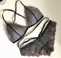 NEU Damen Lingerie Dessous Set BH und Slip Grau Pink Friedrichshain-Kreuzberg - Kreuzberg Vorschau