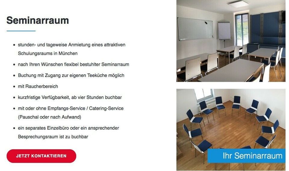 Büro Coworking Arbeitsplatz Bürogemeinschaft Büroservice ab € 19 in München