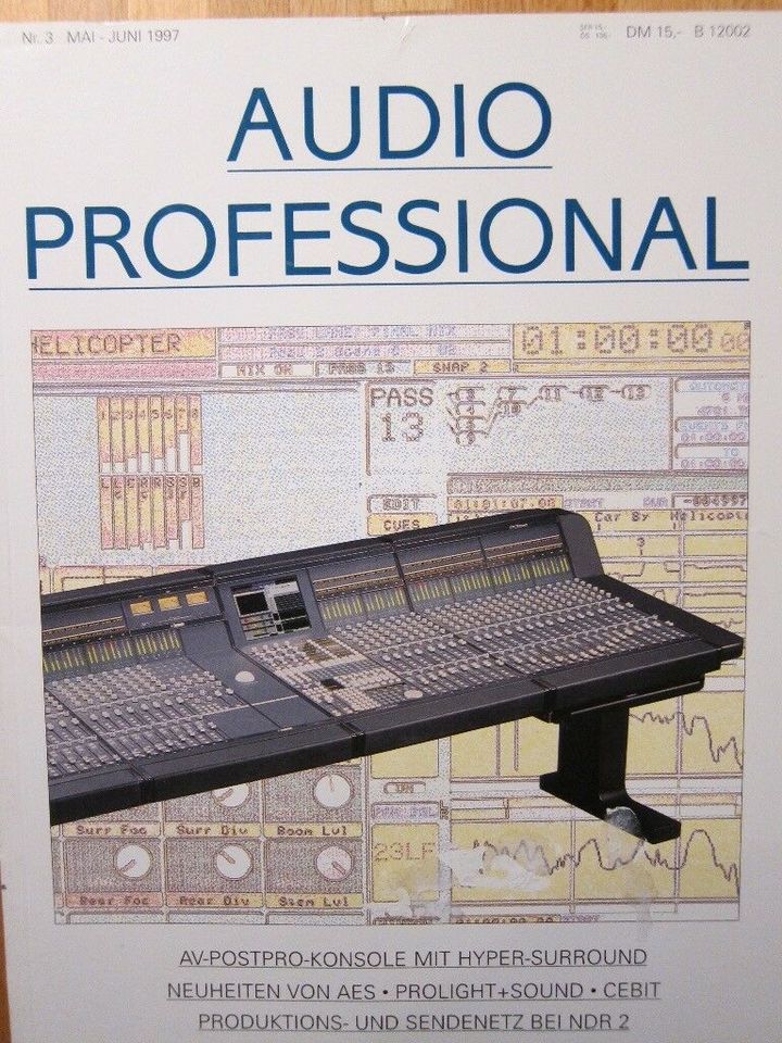Audio Professional - Tontechnik - Zeitschrift in Dießen