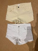 H&M Shorts Größe 42 XL weiß helles gelb Kreis Pinneberg - Quickborn Vorschau