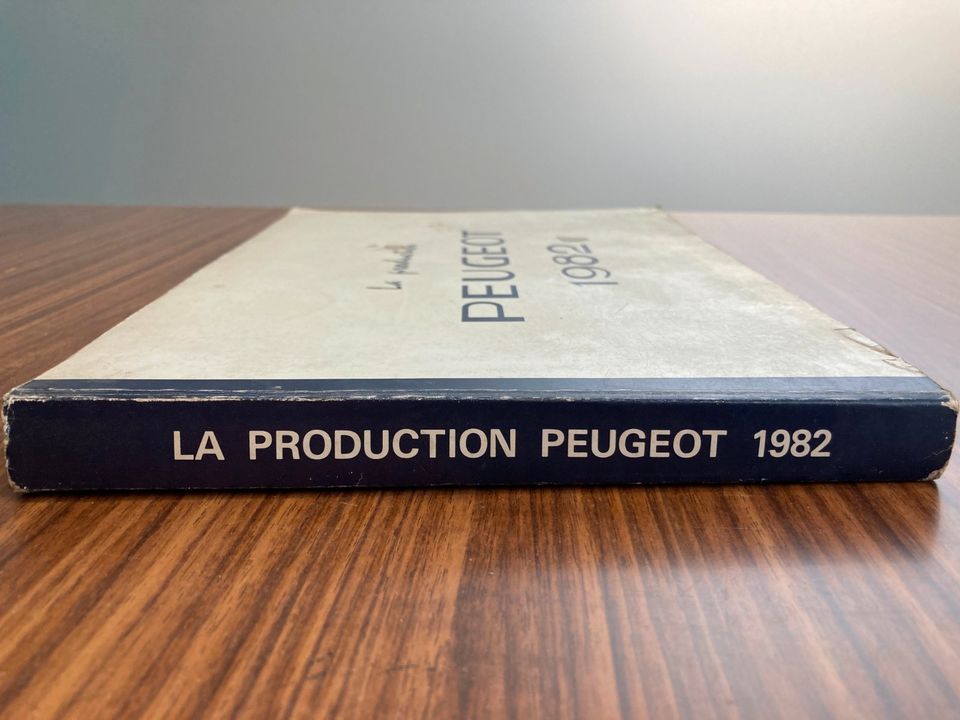 Literatur "La production PEUGEOT" Technische Daten 1979 - 1983 in Euskirchen