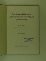 ANTIQUARISCHE  ZAHNMEDIZINISCHE-LITERATUR: Lehrbücher: PARADONTO. Wandsbek - Wohldorf-Ohlstedt Vorschau