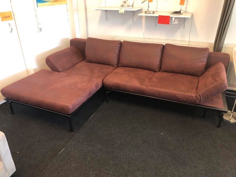 Ecksofa /Couch/Sofa/Loungesofa/Alcantara/Brinkum-Nord in Stuhr