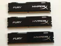 3 Kingston Fury Hyper X DDR4 mit 12GB (3x4GB) Arbeitsspeicher Bayern - Hitzhofen Vorschau