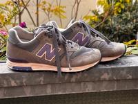 New Balance Sneaker, No. 565, Größe 37,5, Grau-Flieder Frankfurt am Main - Bornheim Vorschau