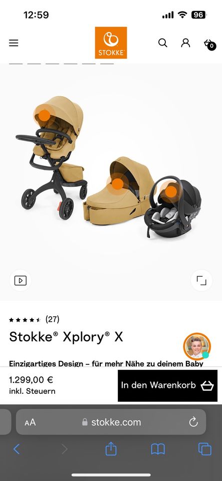 Stokke Xplory X komplett set Kinderwagen in Gelsenkirchen