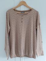Damen - Langarmshirt - Braun - Muster - Gr. M (38/40) - Gina Nordrhein-Westfalen - Lüdenscheid Vorschau