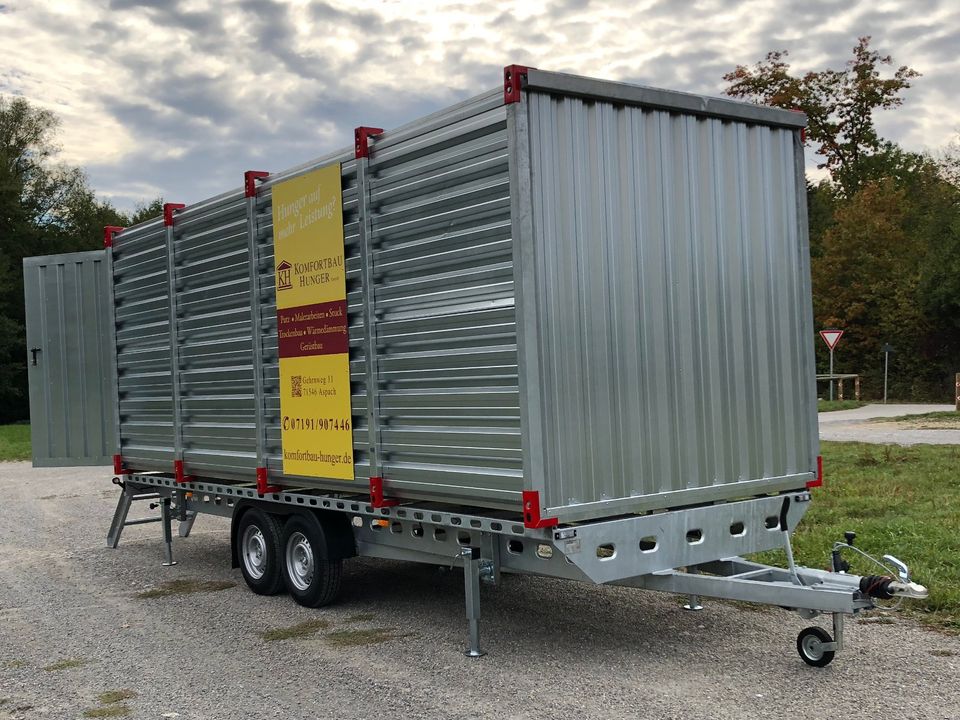 Bauwagen Leichtbauwagen Box-Mobil 6 m Ausführung in Trier