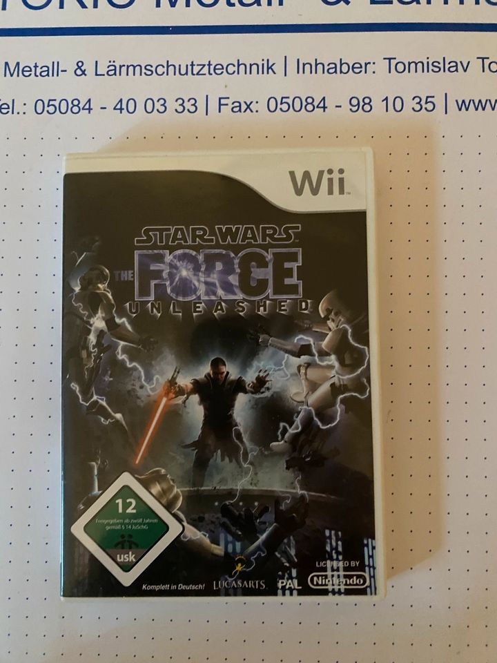 Star Wars: The Force Unleashed  für die Wii in Uetze