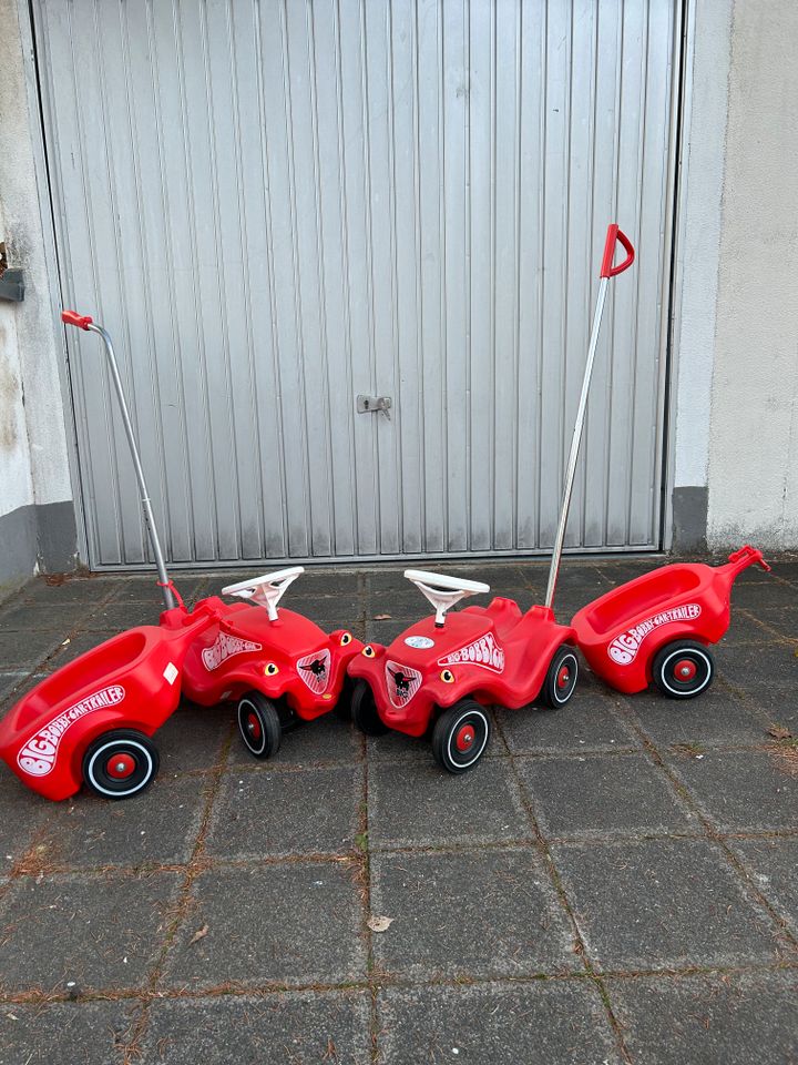 Big Bobby Car mit Anhänger und Schubstange Zwillinge in Nürnberg (Mittelfr)