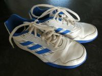 Adidas Turnschuhe Leder Gr. 34 blau/weiß TOP Thüringen - Gotha Vorschau