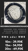 Hochdruckreinigerschlauch 10m 15m 20m  2SN8 SN6 2-lagig passend für Kränzle Hochdruckschlauch Schlauch für Hochdruckreiniger 2SN6 Schleswig-Holstein - Meggerdorf Vorschau