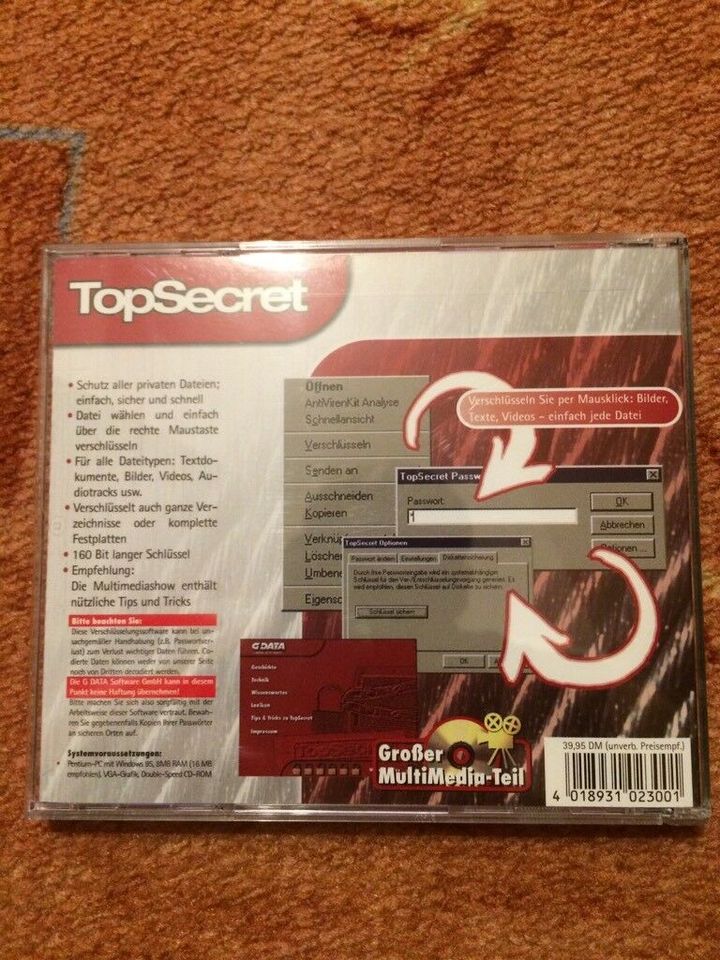 GData: AntiVirenKit 9 + TopSecret + Notebook Security Kit in Dresden