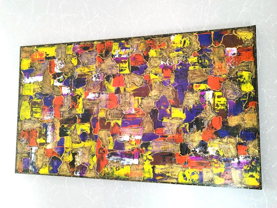 Acryl Bild, Vintage Look, Unikat, Abstract, Original 120x70cmXL in Iserlohn