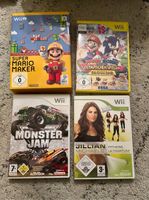 4 Wii-Spiele, Super Mario Maker, Mario & Sonic, Monster Jam… Kiel - Suchsdorf Vorschau