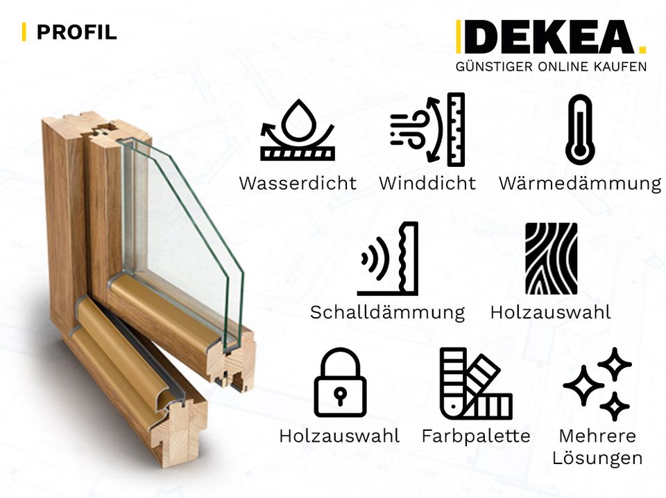 Holzfenster nach Maß Flügelfenster Kippfenster Holz Zweifachverglasung Fenster 450 x 650 mm KIPP Kellerfenster in Dresden