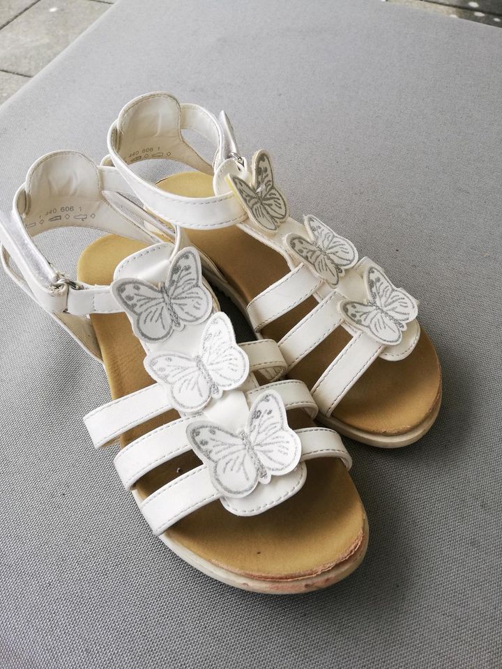 Sandalen Gr 31 weiss in Tiefenbach