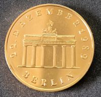 20 Mark Münze Berlin Brandenburger Tor v. 22. Dezember 1989 Schleswig-Holstein - Lübeck Vorschau