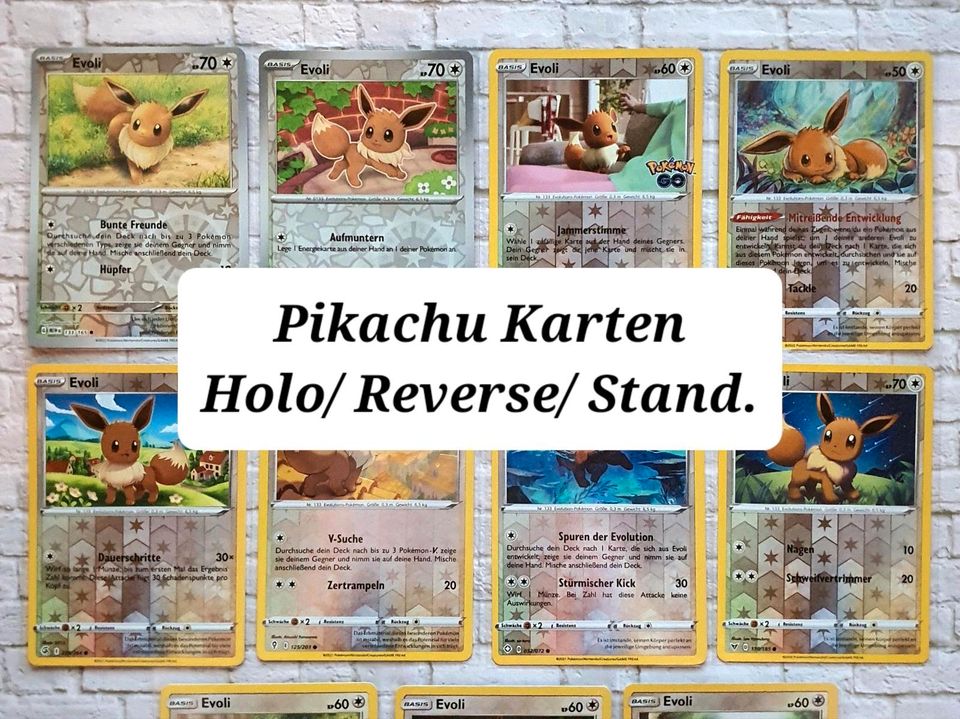 Pokemon EVOLI Holo/ Reverse Holo/ Standard Karten in Mainz