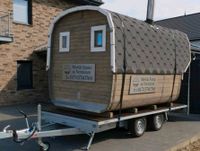 Mobile Sauna mit Vorraum,  Fasssauna zu vermieten Niedersachsen - Bawinkel Vorschau