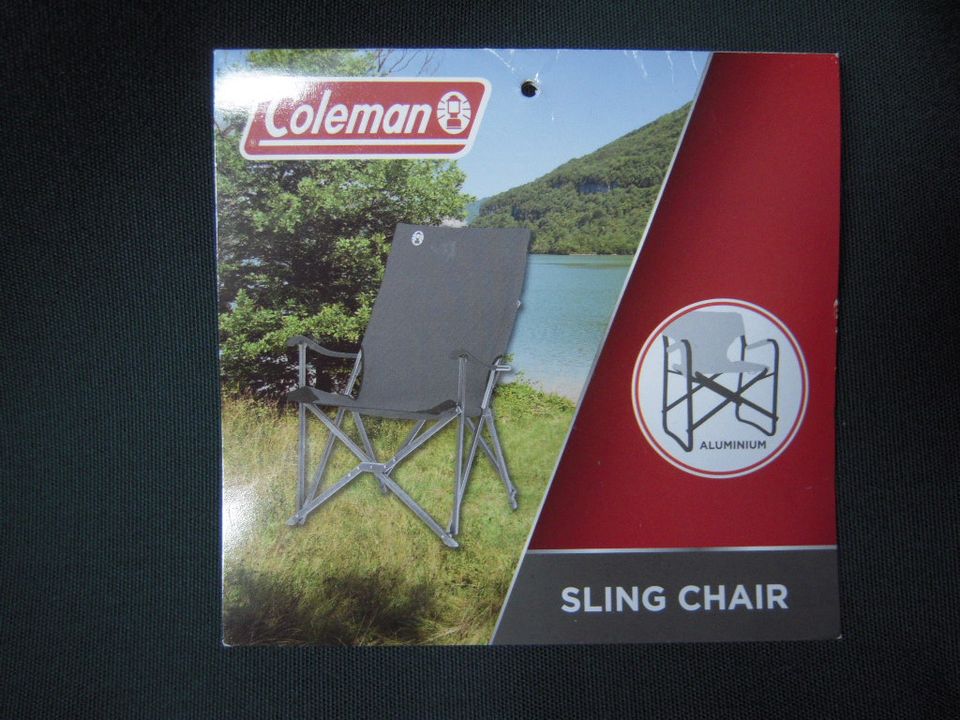 coleman  sling chair neuwertig in Bergen an der Dumme