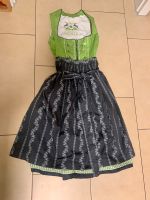 Krüger Dirndl grün mit grauer Schürze - kaum getragen Kr. München - Höhenkirchen-Siegertsbrunn Vorschau