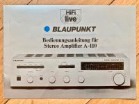 Blaupunkt A-110 Stereo Amplifier Original Bedienungsanleitung TOP Hamburg-Mitte - Hamburg Borgfelde Vorschau