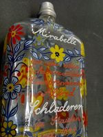 Schladerer Schnappsflasche – Leer! – Aus Glas mit farbigem Blumen München - Milbertshofen - Am Hart Vorschau