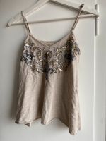 Top Hollister XS beige Pailletten Oberteil Sommer grau Saarbrücken-Mitte - Alt-Saarbrücken Vorschau