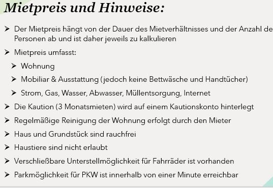 Ab 1.7.2024 Wohnen auf Zeit EG Wohnung möbliert "all in Miete" in Lippstadt