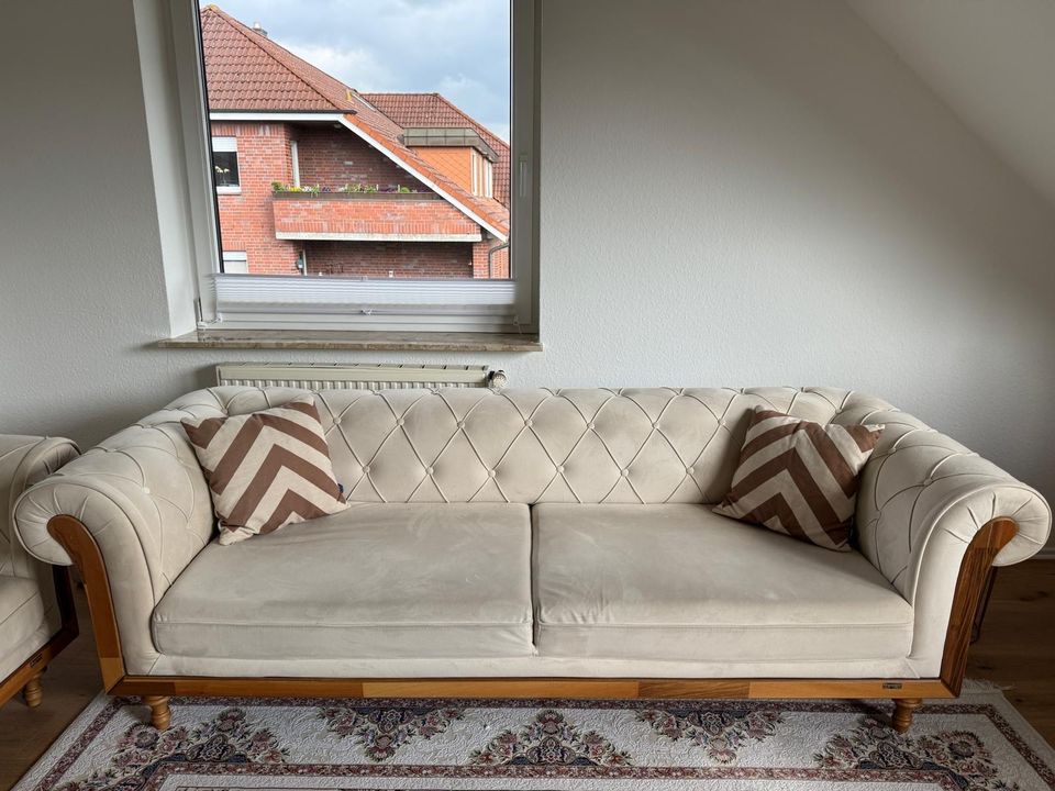 Couch 5 sitzer (2+2+1) Beige ( auch im Set) in Hamburg