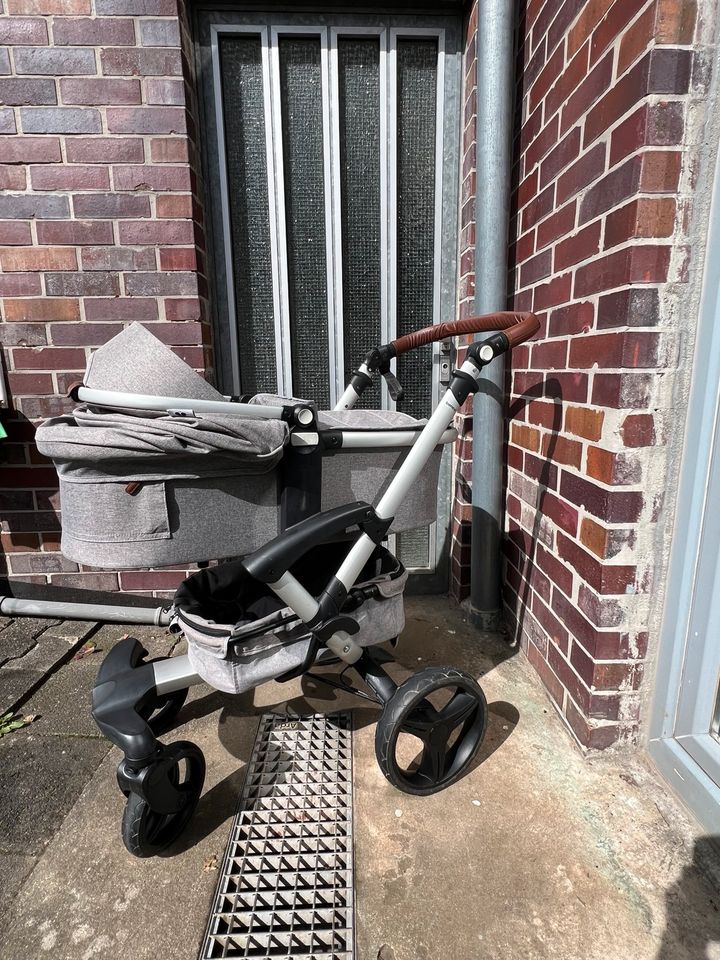 Kinderwagen mit Babywanne + Sportsitz von Bonavi 2.0 Arctic Grey in Dreieich