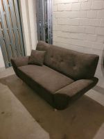 Braune Zweisitzer Couch mit Kissen zu verkaufen Duisburg - Meiderich/Beeck Vorschau