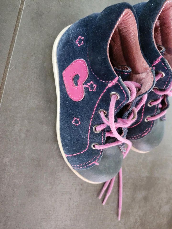 Pepino Ricosta Schuhe gr 22 Mittel, blau pink Lauflernschuhe in Pattensen