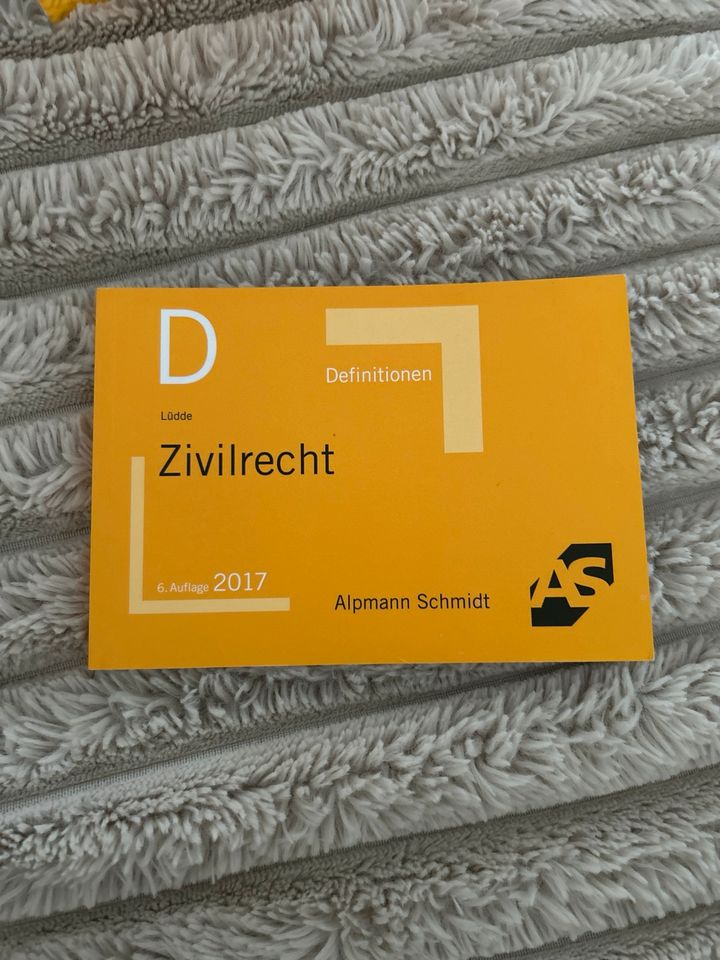 Zivilrecht Definitionen - Alpmann Schmidt in Mönchengladbach