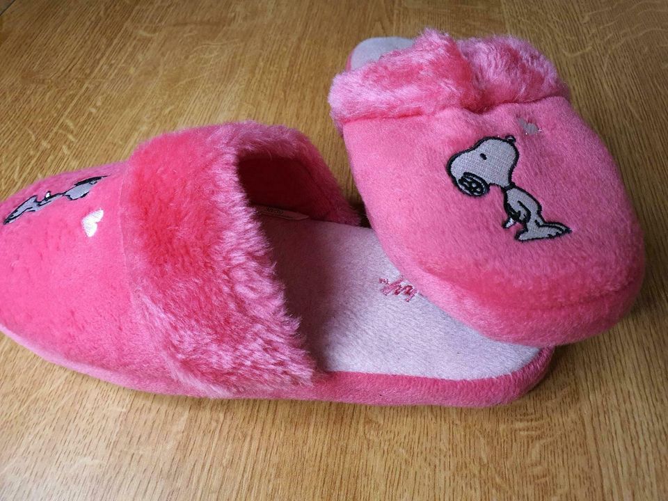 Hausschuhe Snoopy pink Gr. 38/39, wie neu, pink in Berlin