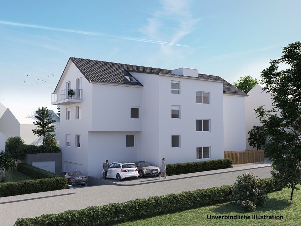 Sonnige Dachgeschoß- wohnung mit zwei Balkonen in Jettingen