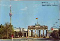 Postkarte Ansichtskarte / Berlin, Brandenburger Tor Mitte - Wedding Vorschau